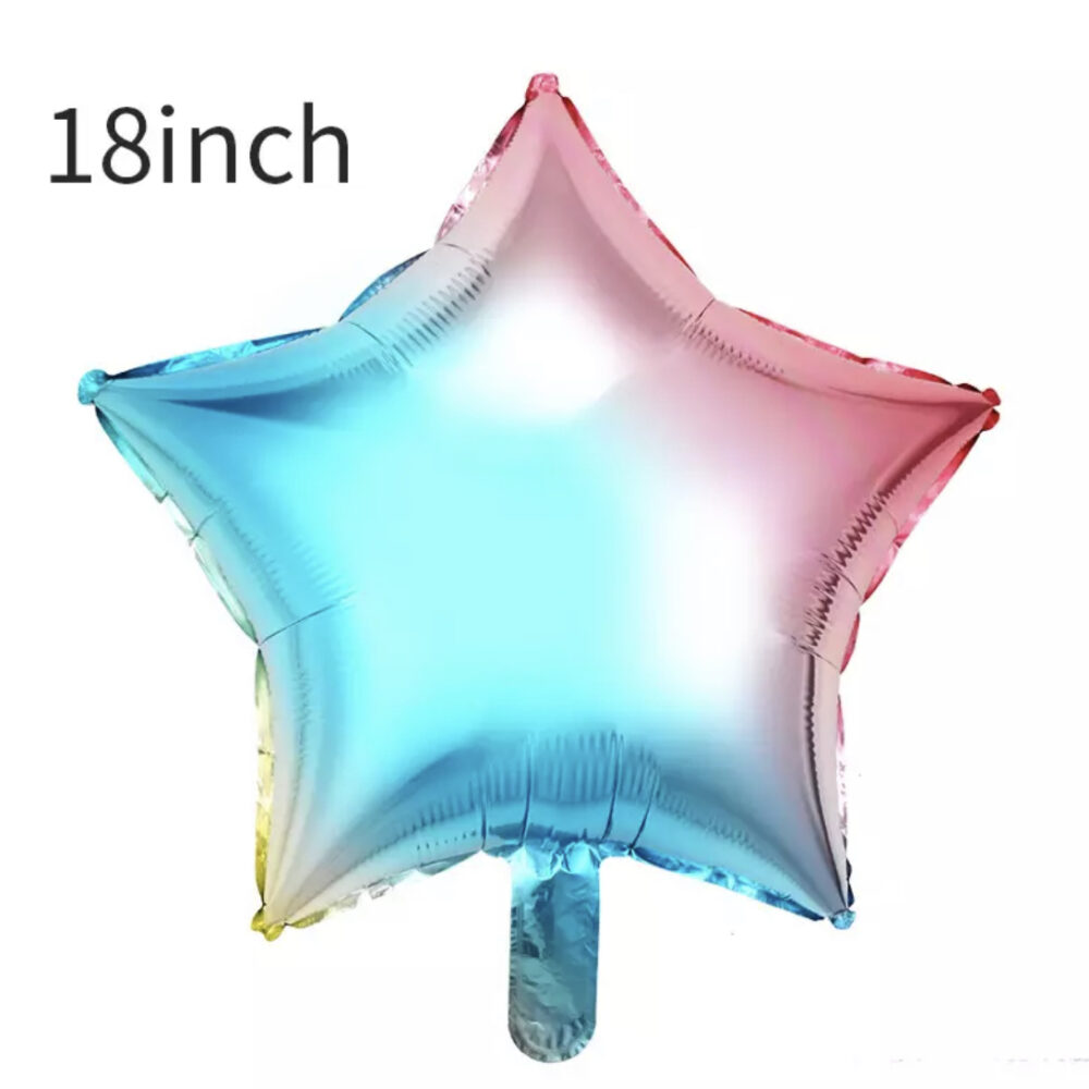 בלון מיילר 18 אינצ׳ כוכב צבעוני