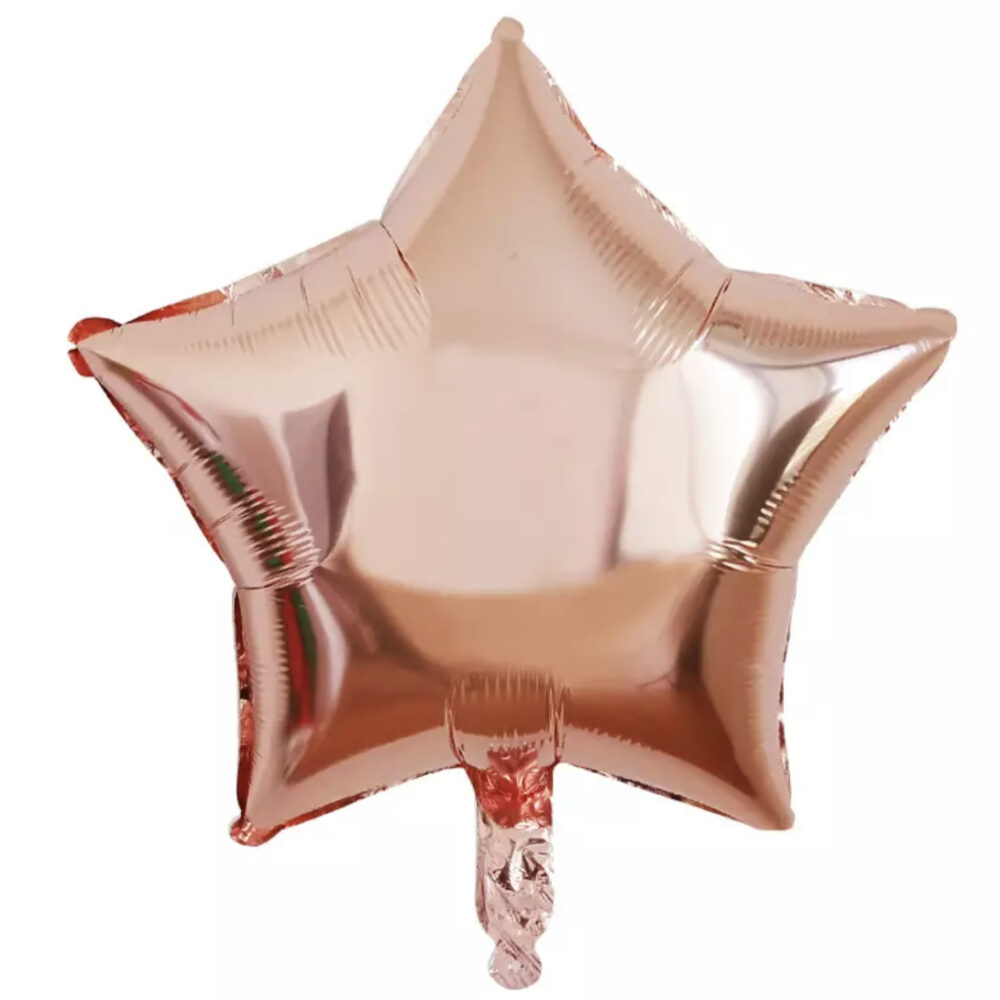 50 יח׳ מיילר 18 אינצ׳ כוכב רוז גולד