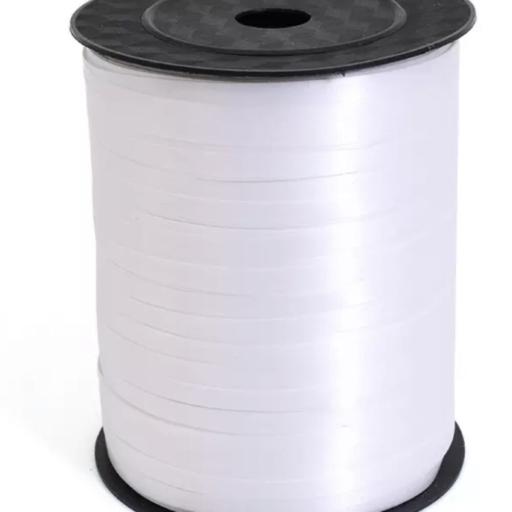 סליל חוט לקשירת בלונים 500 יארד לבן