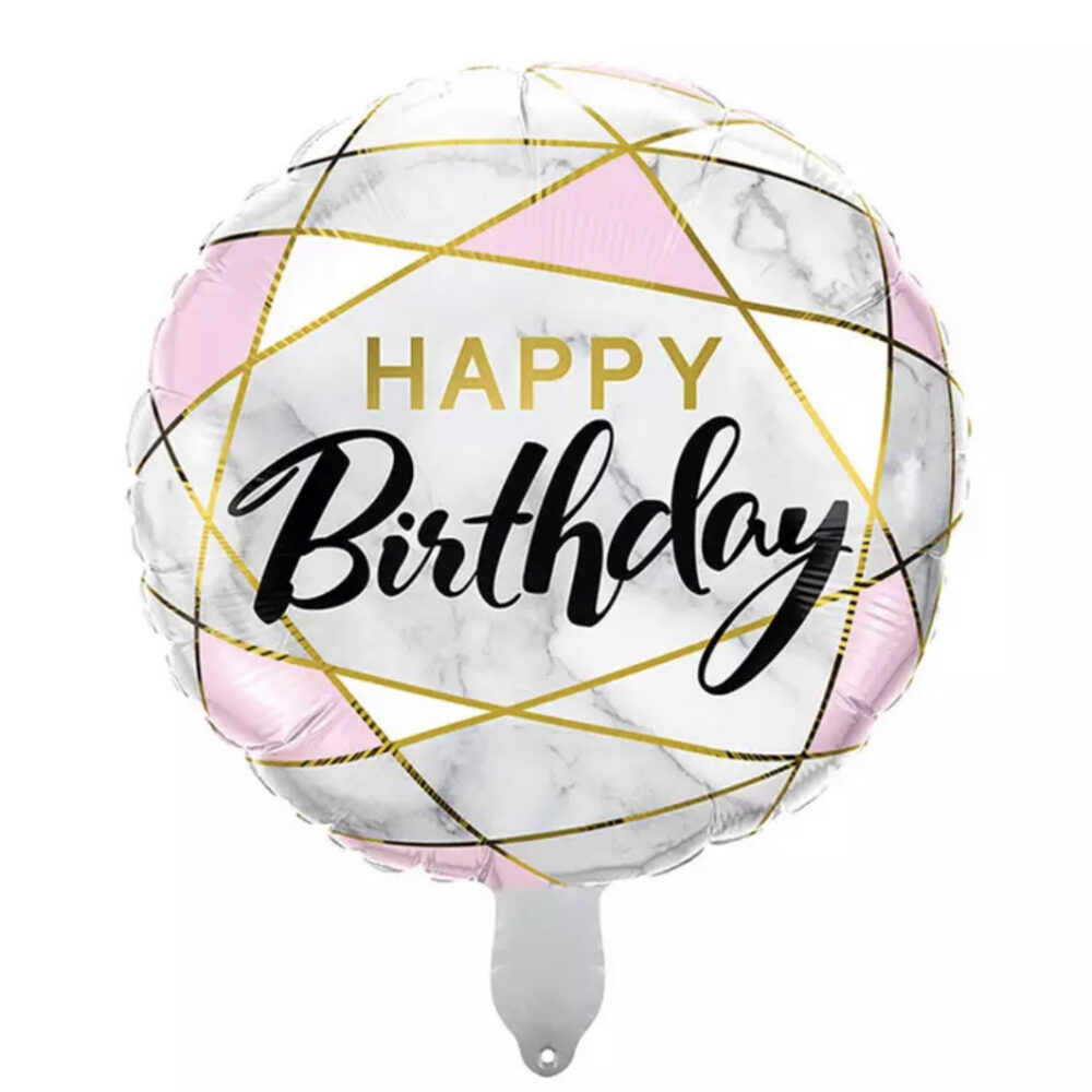 בלון מיילר 18 אינץ' יום הולדת שמח צבעוני HAPPY BIRTHDAY