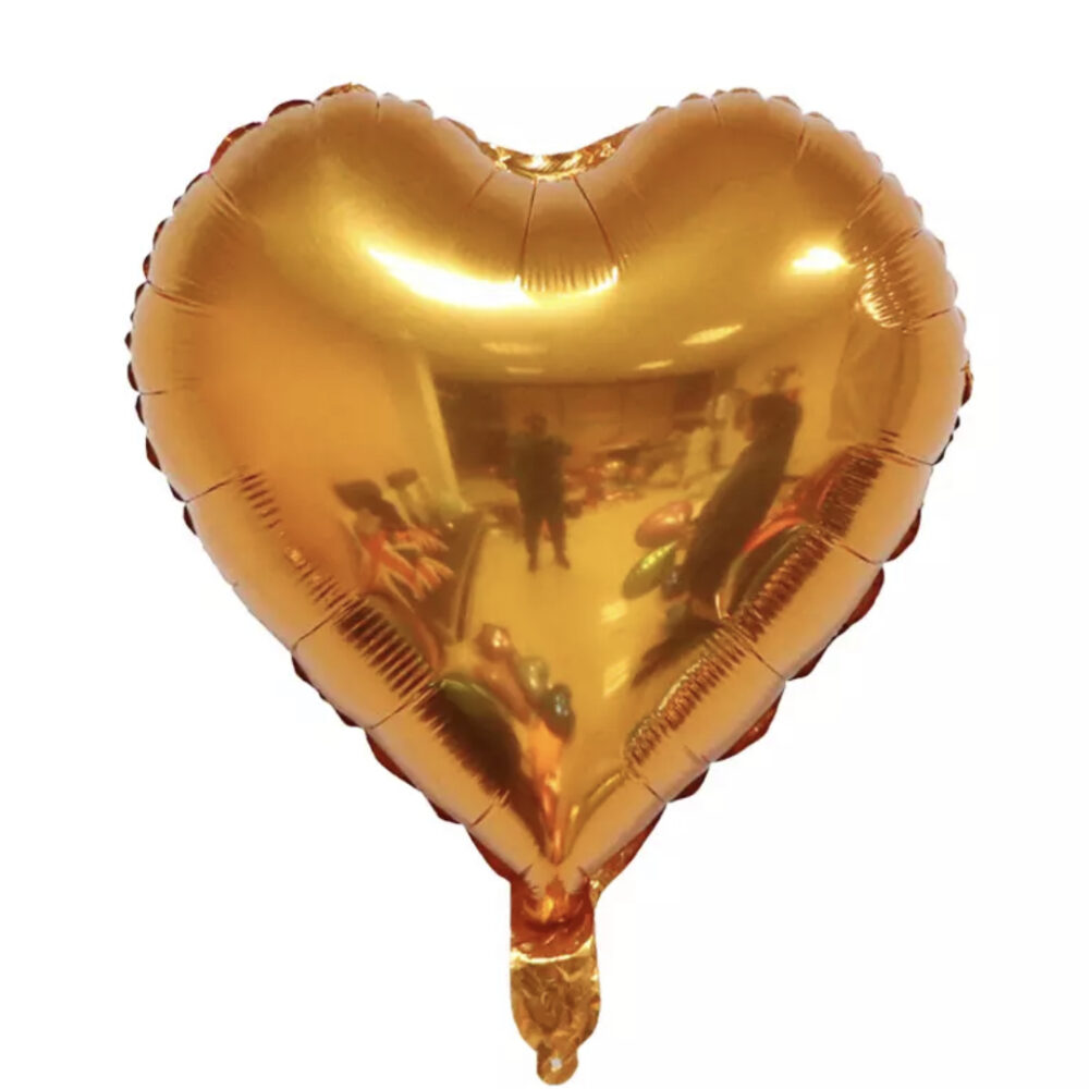 בלון מיילר 18 אינצ׳ לב ברונזה קופר