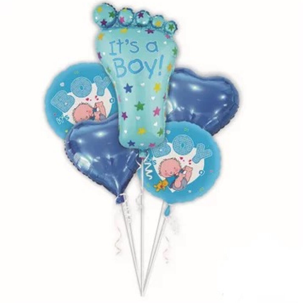 סט 5 בלוני מיילר -It’s a Boy כף רגל