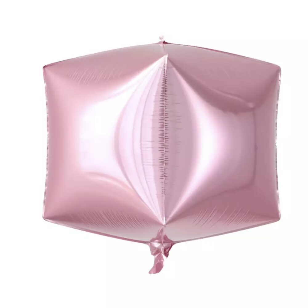 בלון קובייה 4D- ורוד 24׳