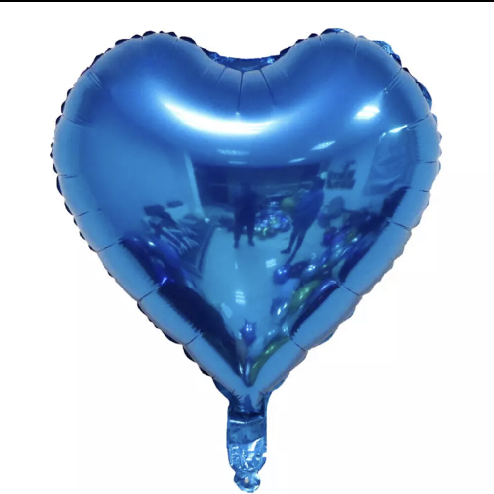 50 יח׳ מיילר 18 אינצ׳ לב כחול