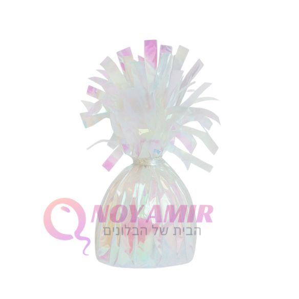 משקולות לבלונים בצבע פנינה