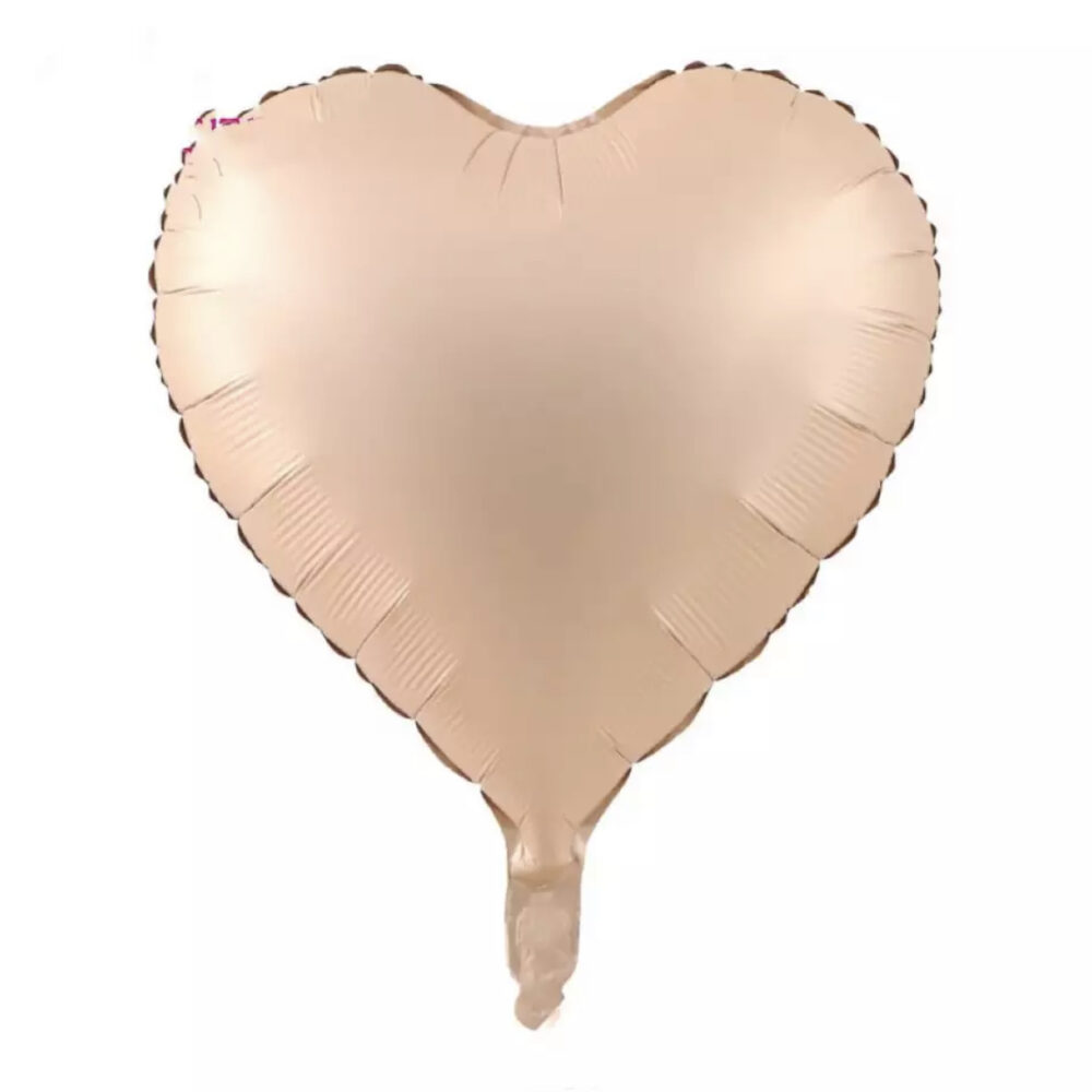 50 יח׳ מיילר 18 אינצ׳ לב צבע קרמל מאט