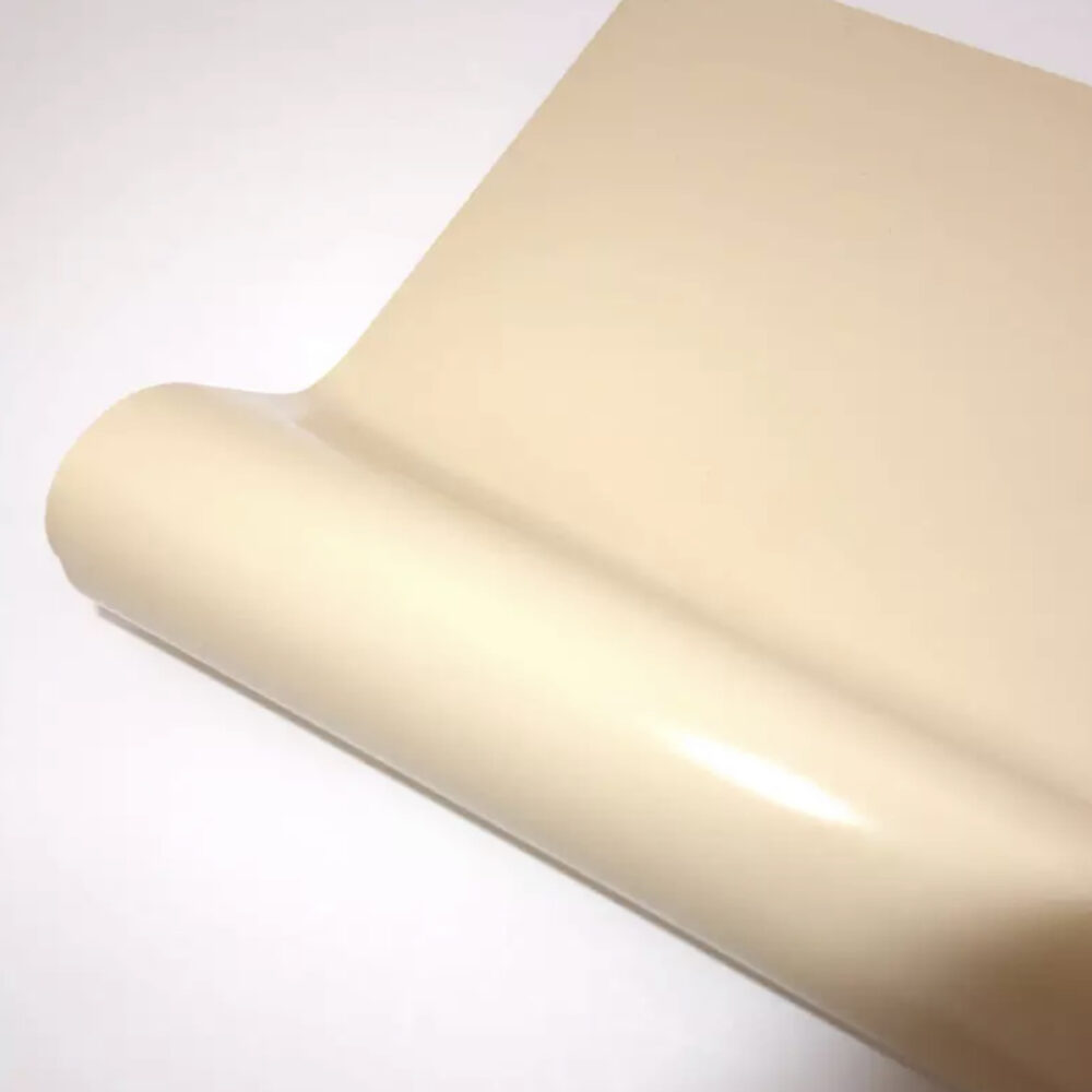 מדבקת ויניל 3 מטר לסילואט שמנת רוחב 30 ס״מ