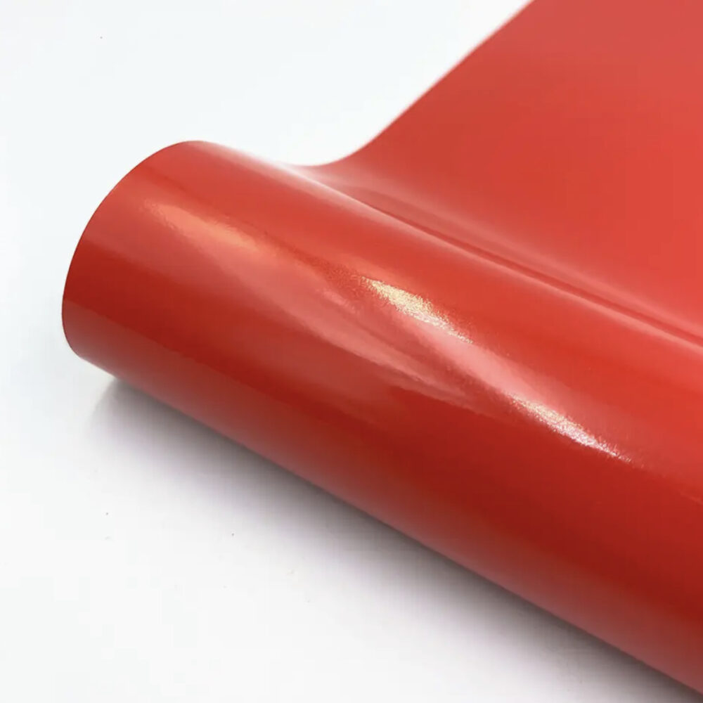 מדבקת ויניל אדום 3 מטר לסילואט וברוחב 30 ס״מ