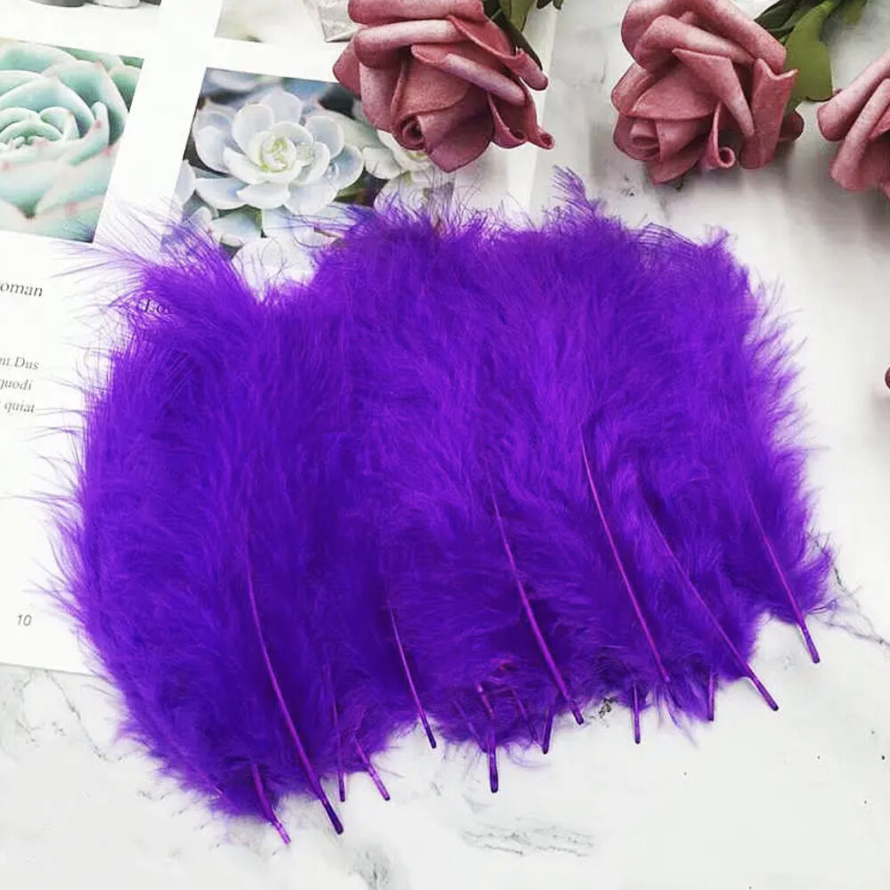 שקית נוצות סגולות למילוי בלון בועה