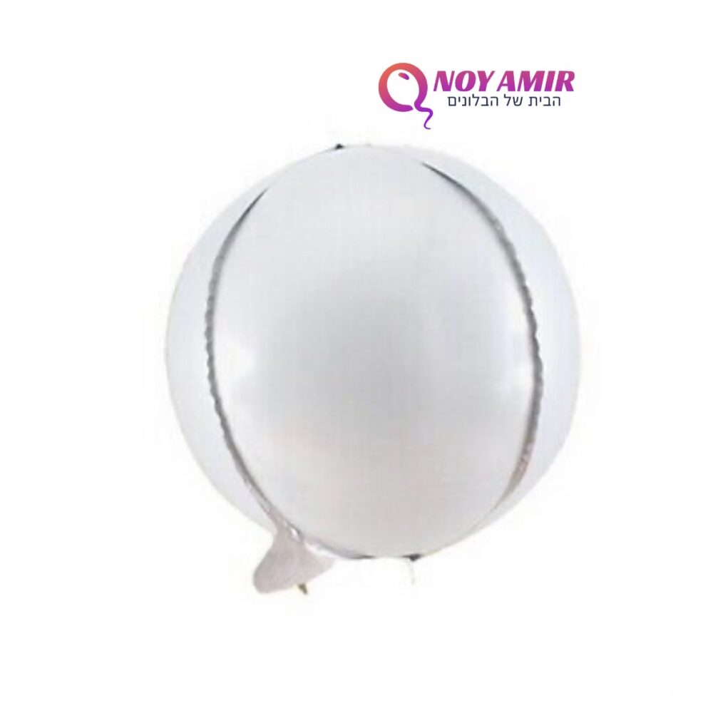 10 יח׳ בלון אורבז מידה 10 אינצ׳ -לבן