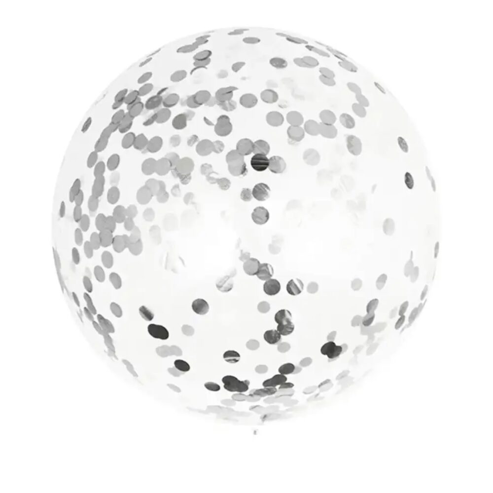 בועה 24׳ מילוי קונפטי מטבעות כסף