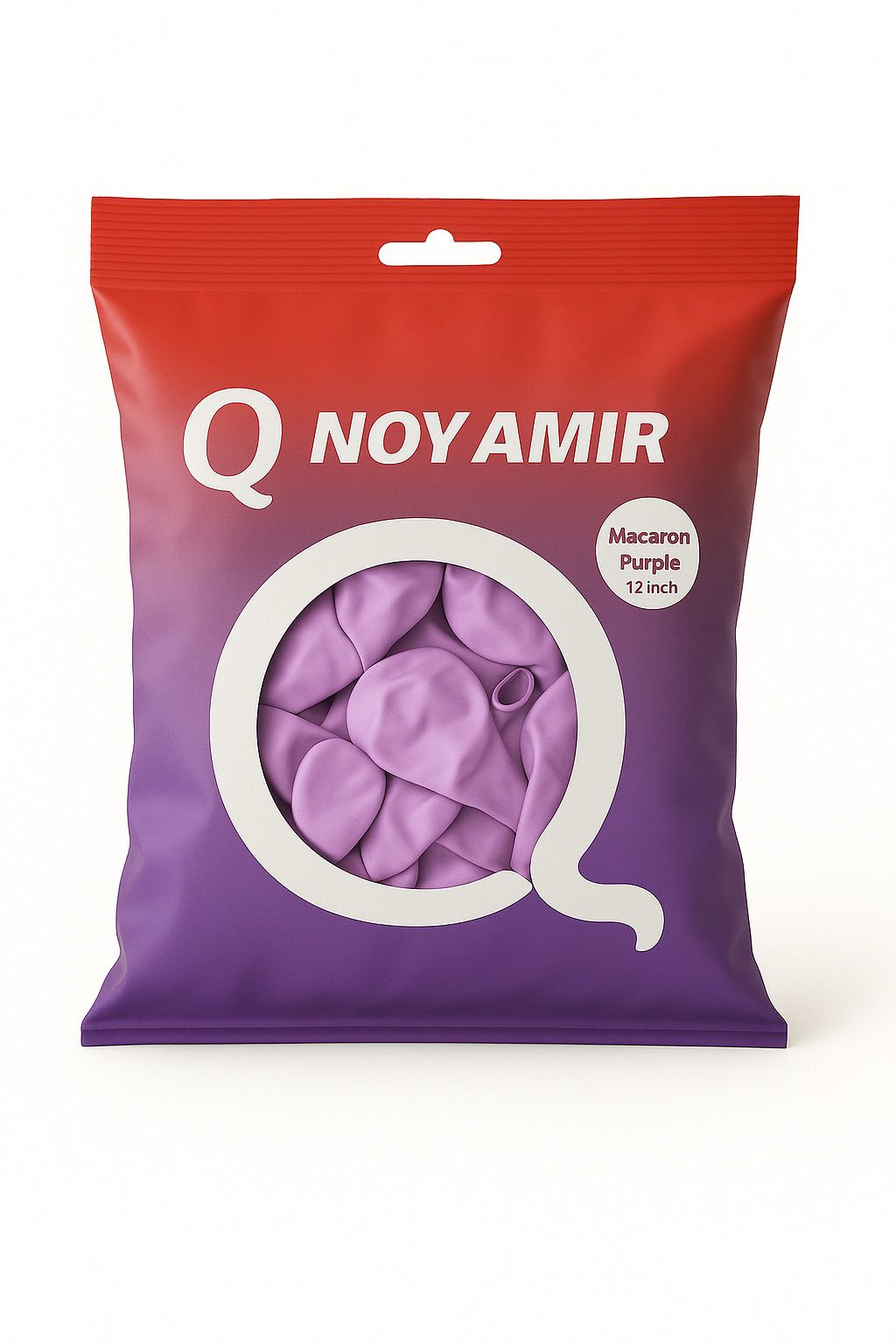 חבילת 100 בלוני גומי סגול מקרון 12 אינץ'