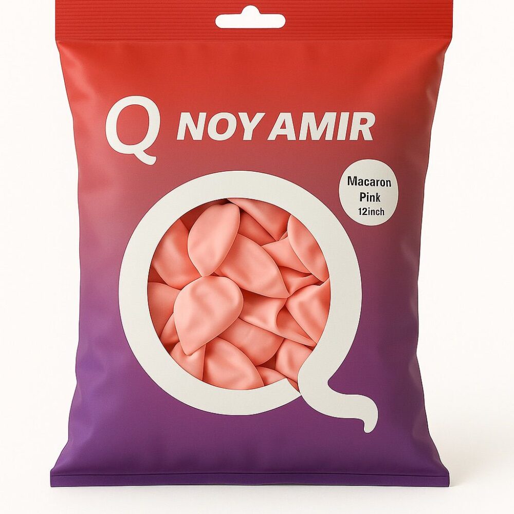 חבילת 100 בלוני גומי אפרסק 12 אינץ'