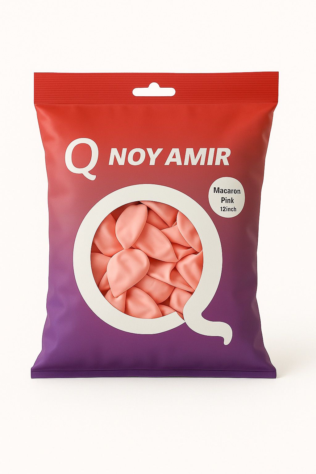 חבילת 100 בלוני גומי אפרסק 12 אינץ'