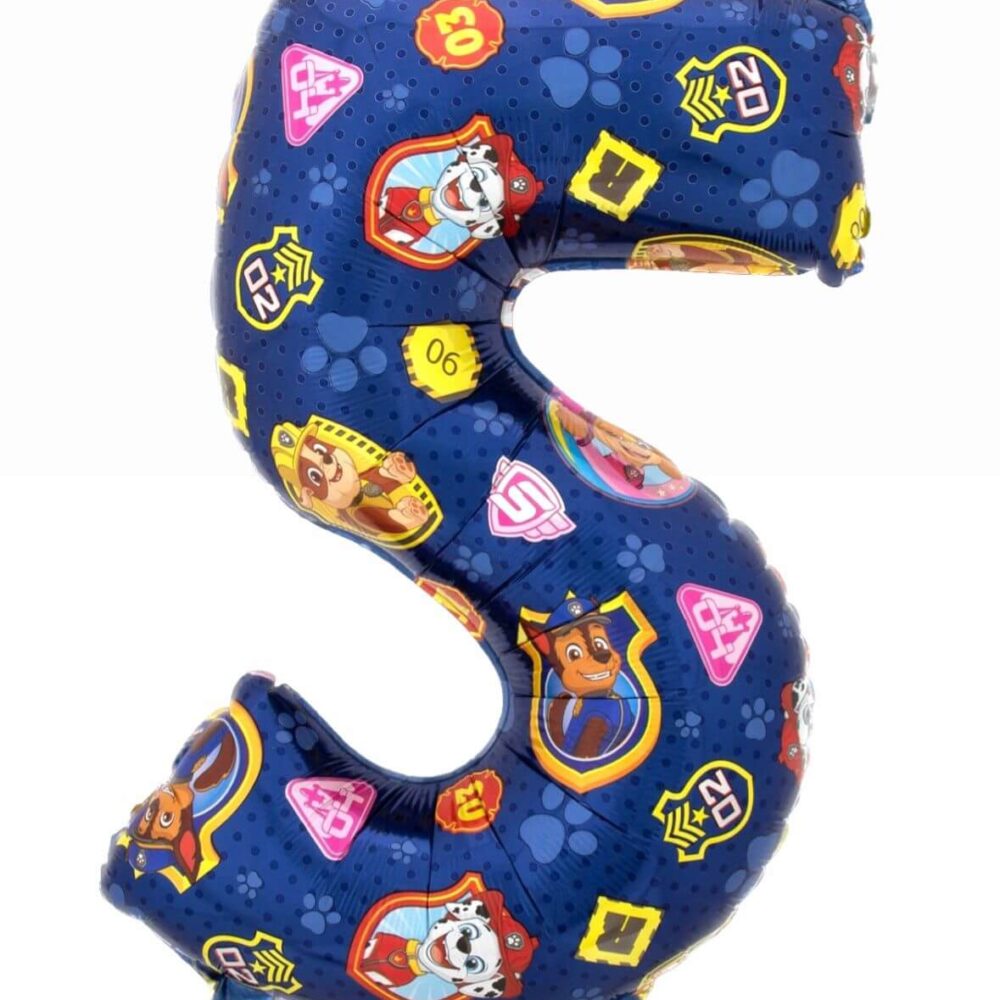 בלון מספר 5 הדפס יחידת החילוץ גודל 26 אינץ