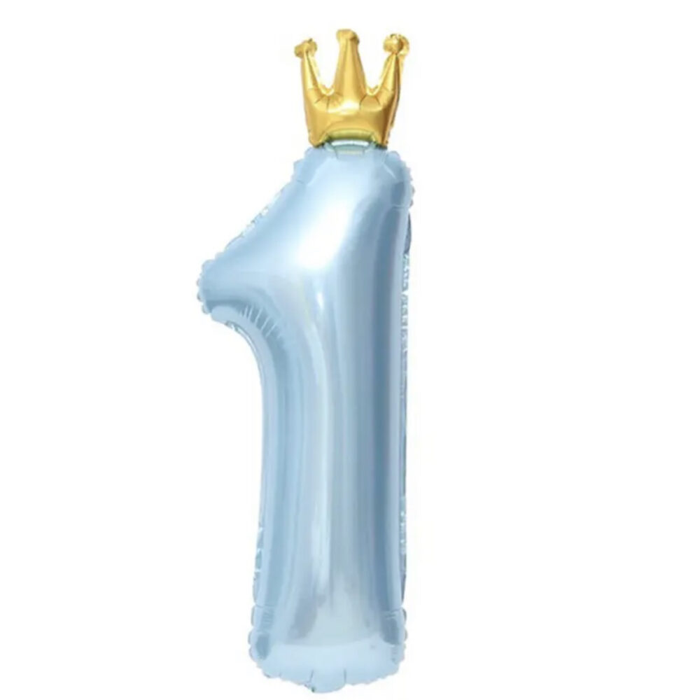 סיפרה 1 48 אינצ׳ תכלת בייבי עם כתר זהב