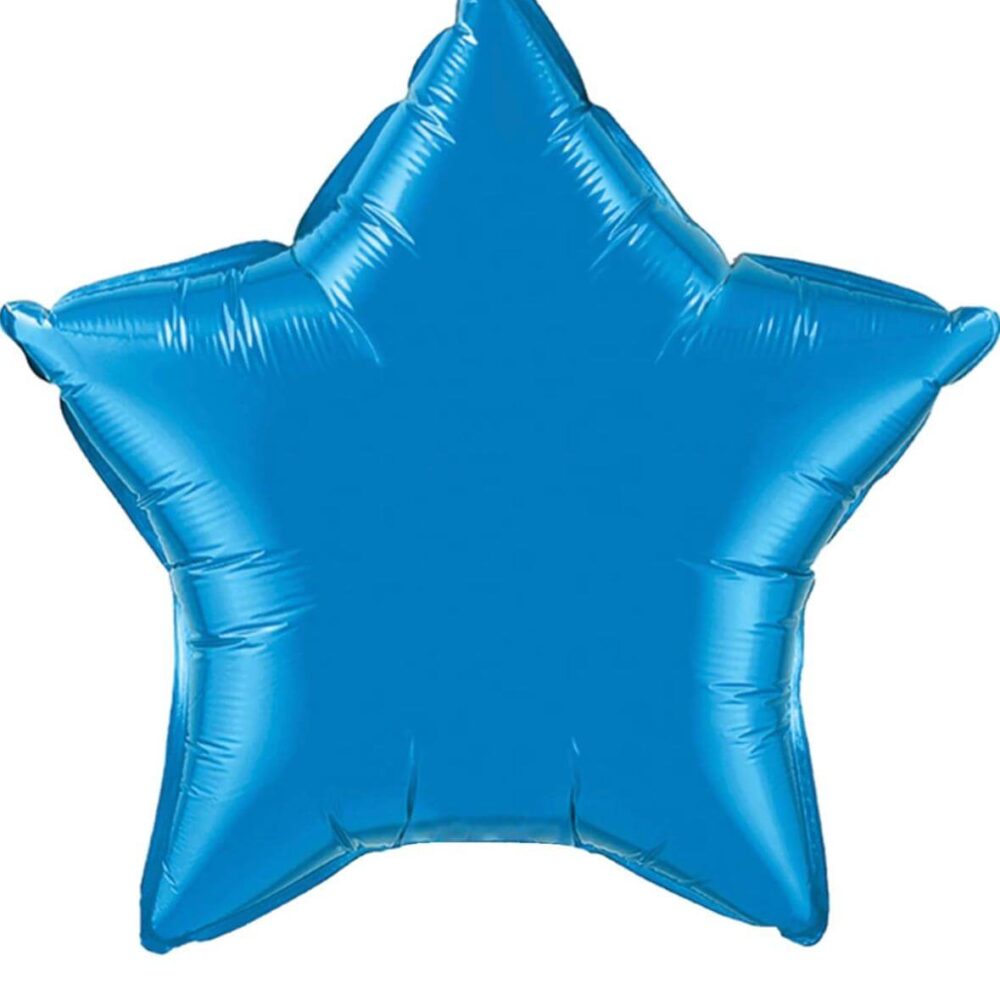 5 יח׳ בלון מיילר כוכב ענק כחול 36 אינץ'