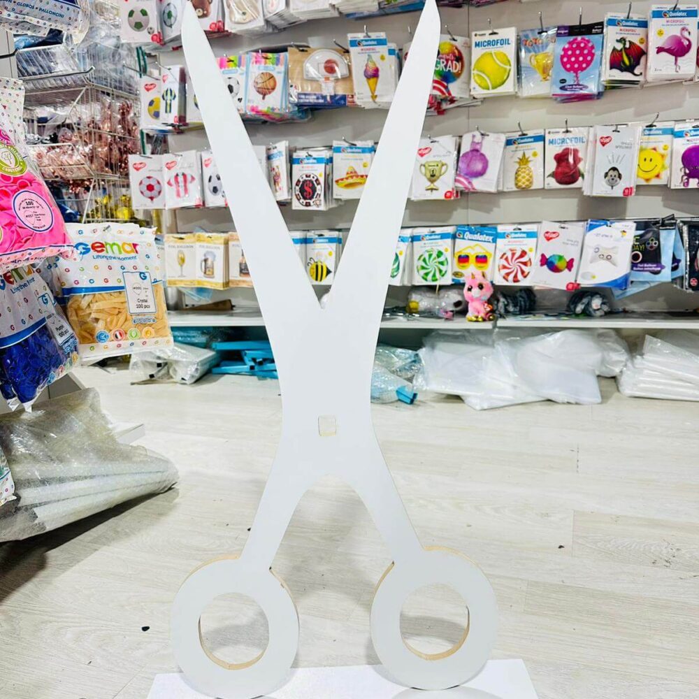 מעמד מספריים מעץ גובה 80 ס״מ