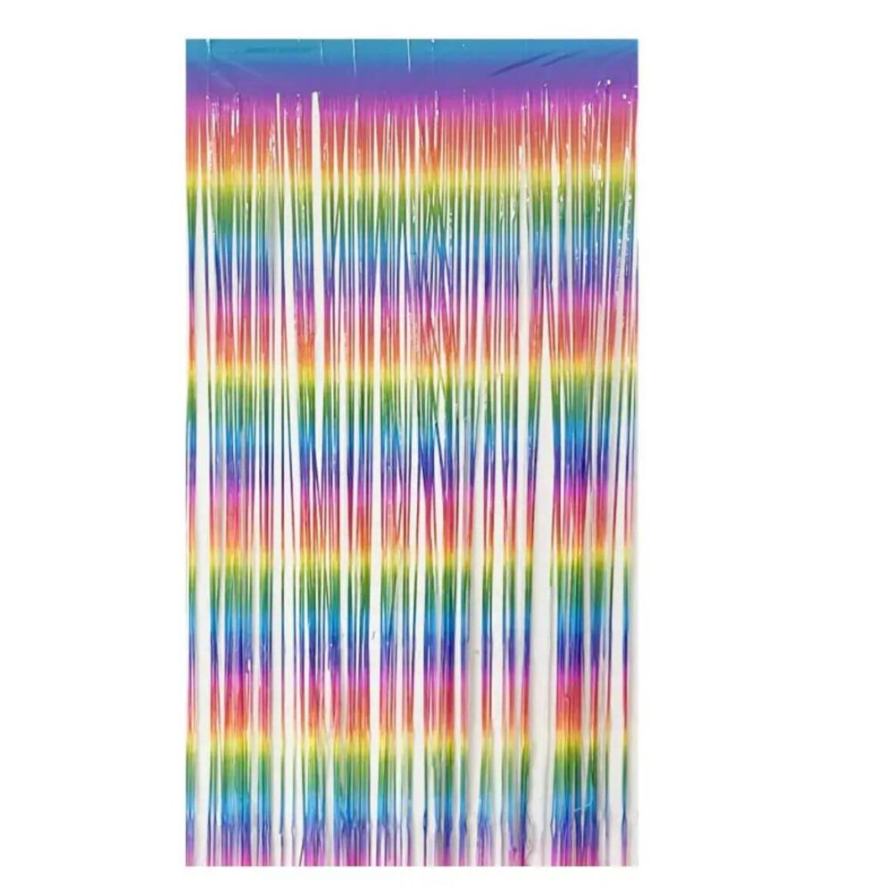 וילון פרנזים דקורטיבי צבעוני 1X2 מטר