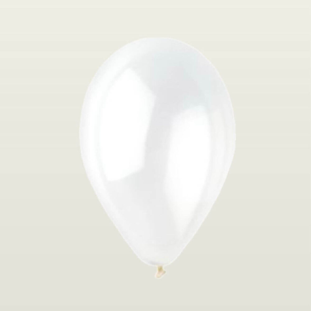 חבילת 100 בלוני גומי שקוף 12 אינץ'