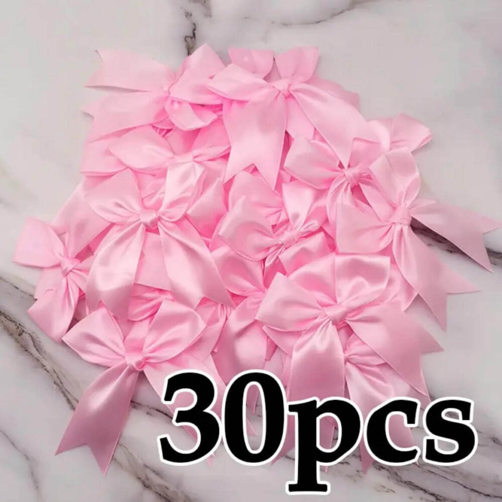 30 יח׳ פפיון סאטן ורוד