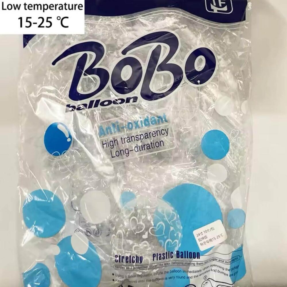 50 יחידות בלון בועה בובו שקוף - 18 אינץ'