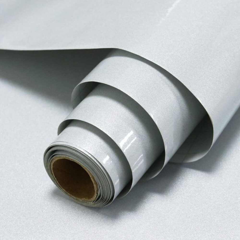 3 מטר מדבקת ויניל לסילואט אפור בהיר