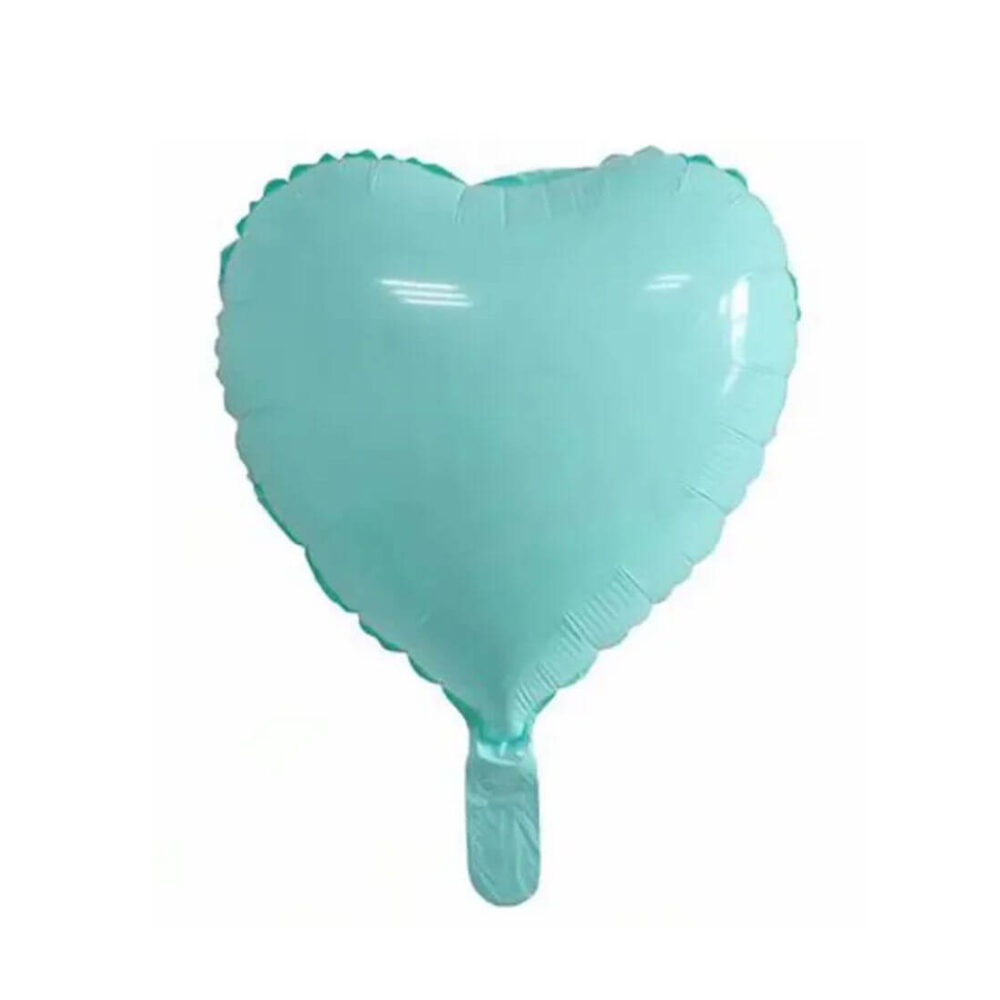 בלון מיילר לב תכלת מקרון 18 אינץ'