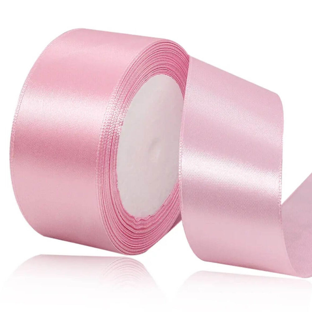 סרט סאטן 25 יארד 4 ס״מ- ורוד בייבי