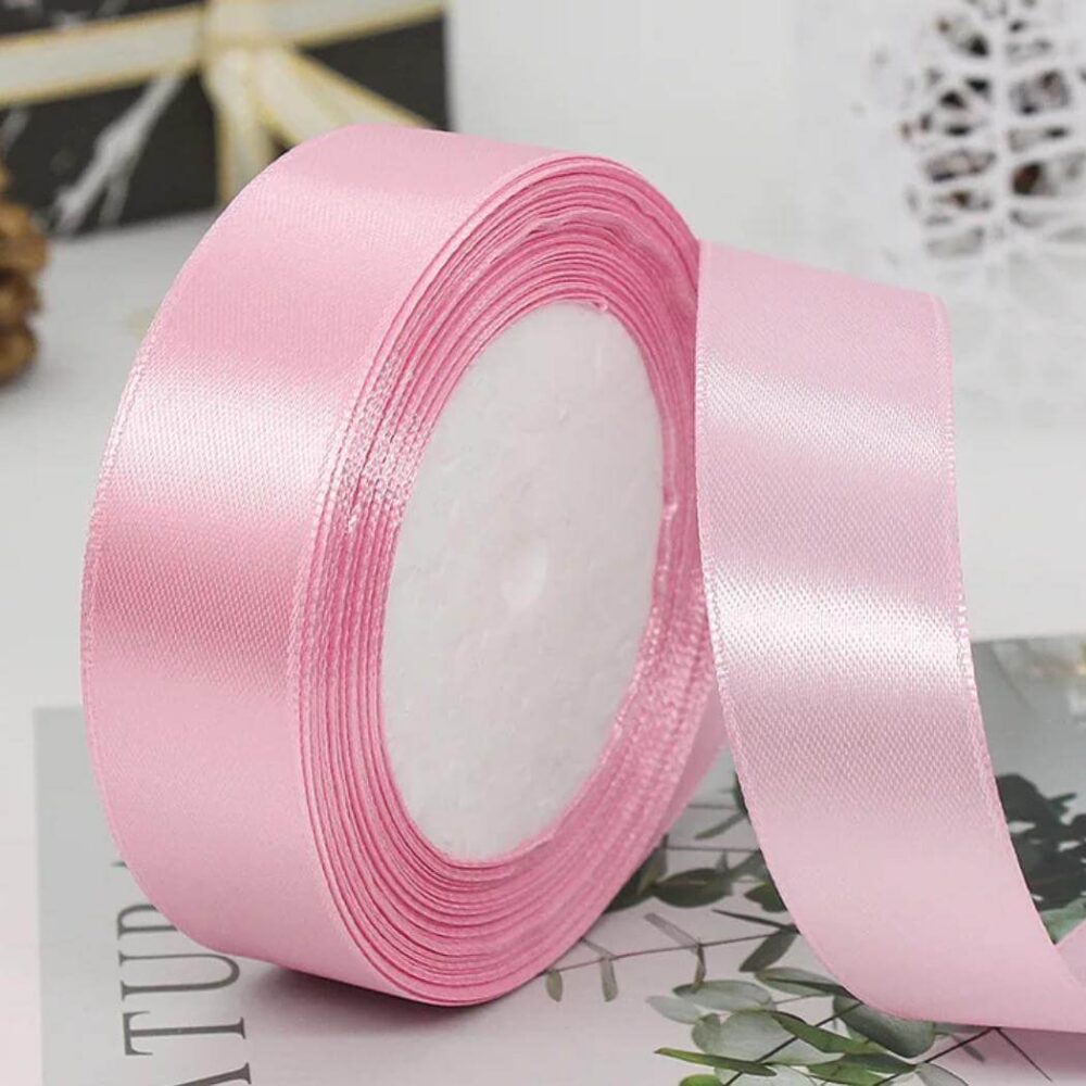 סרט סאטן 25 יארד 2 ס״מ- ורוד עתיק