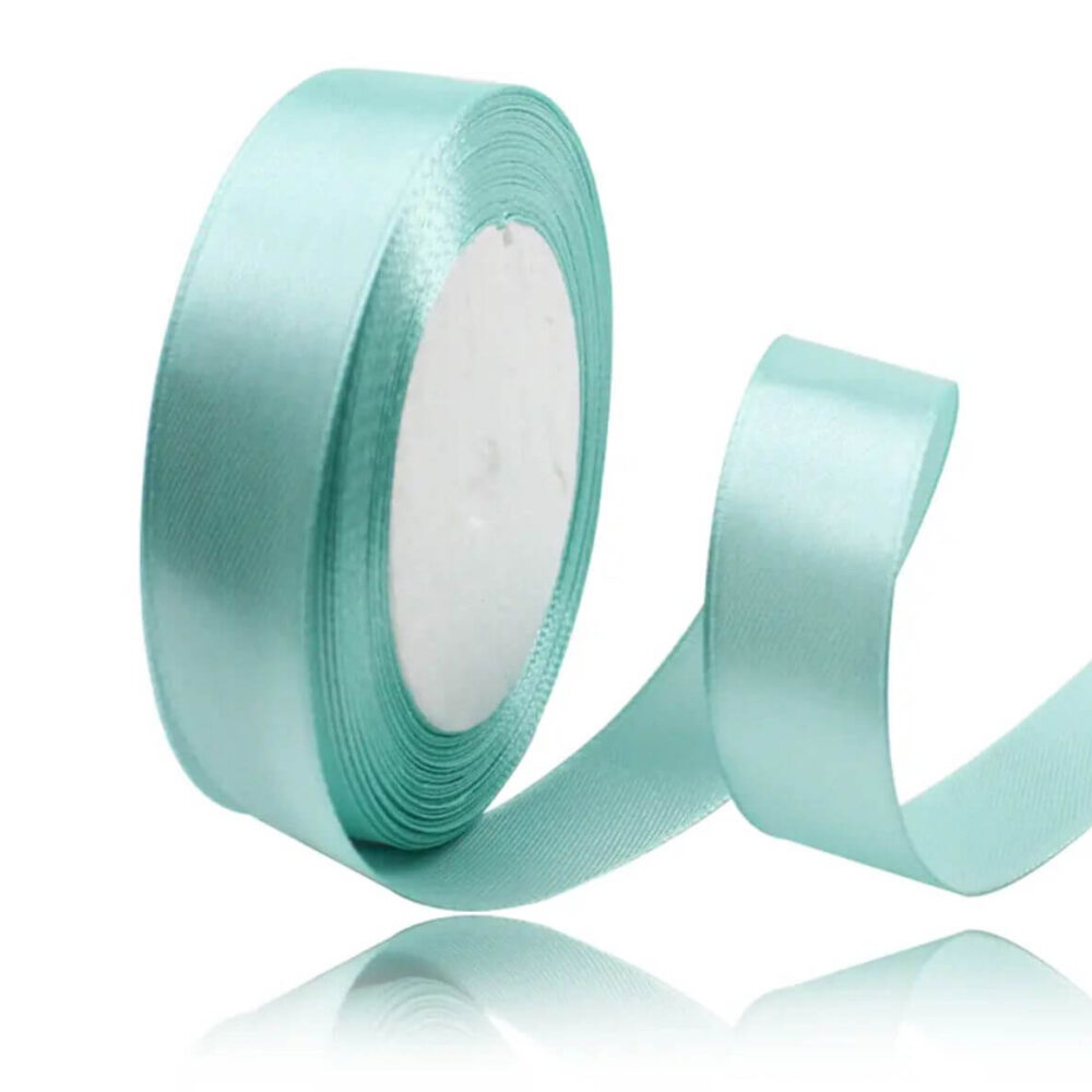 סרט סאטן 25 יארד 2 ס״מ- טורקיז