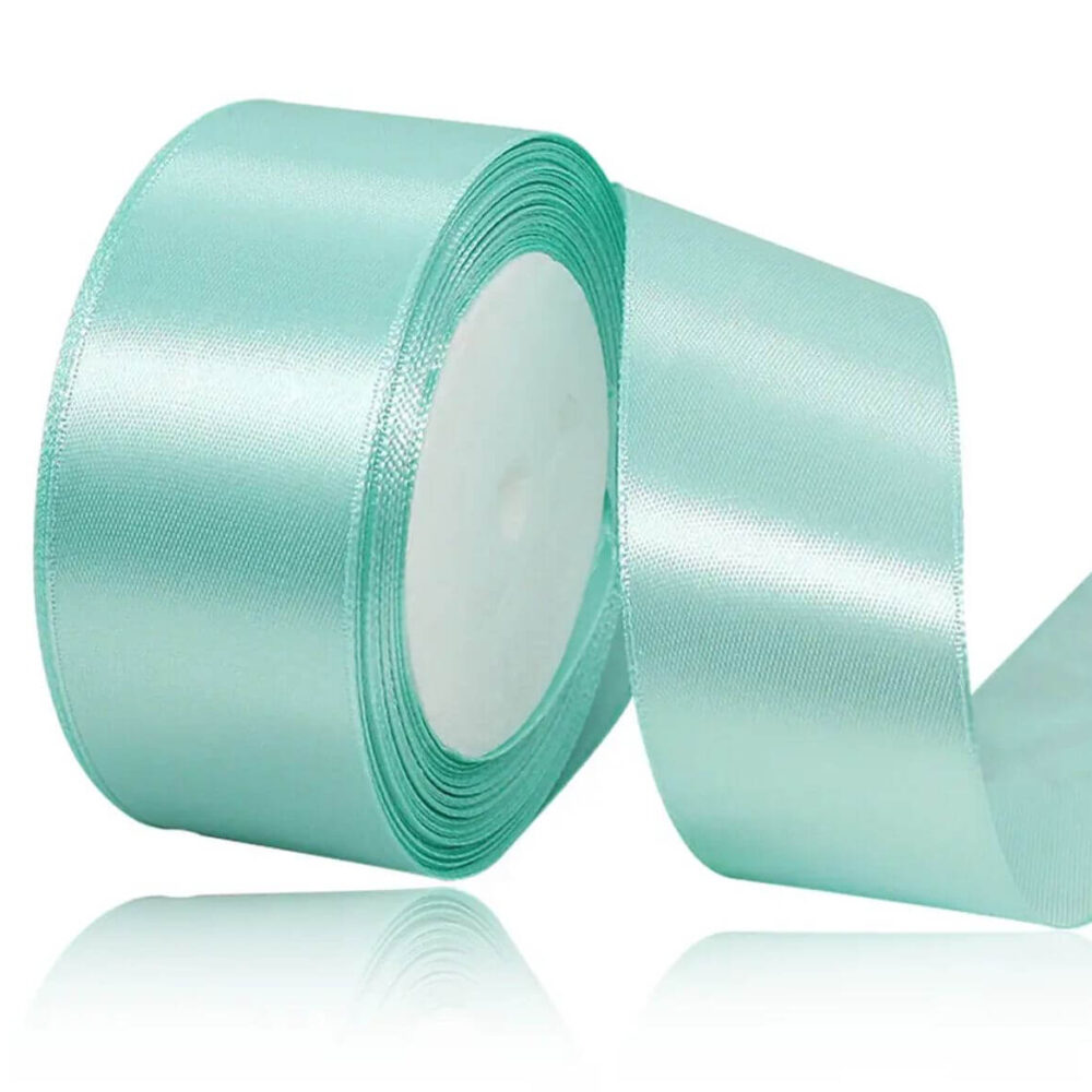 סרט סאטן 25 יארד 4 ס״מ- טורקיז