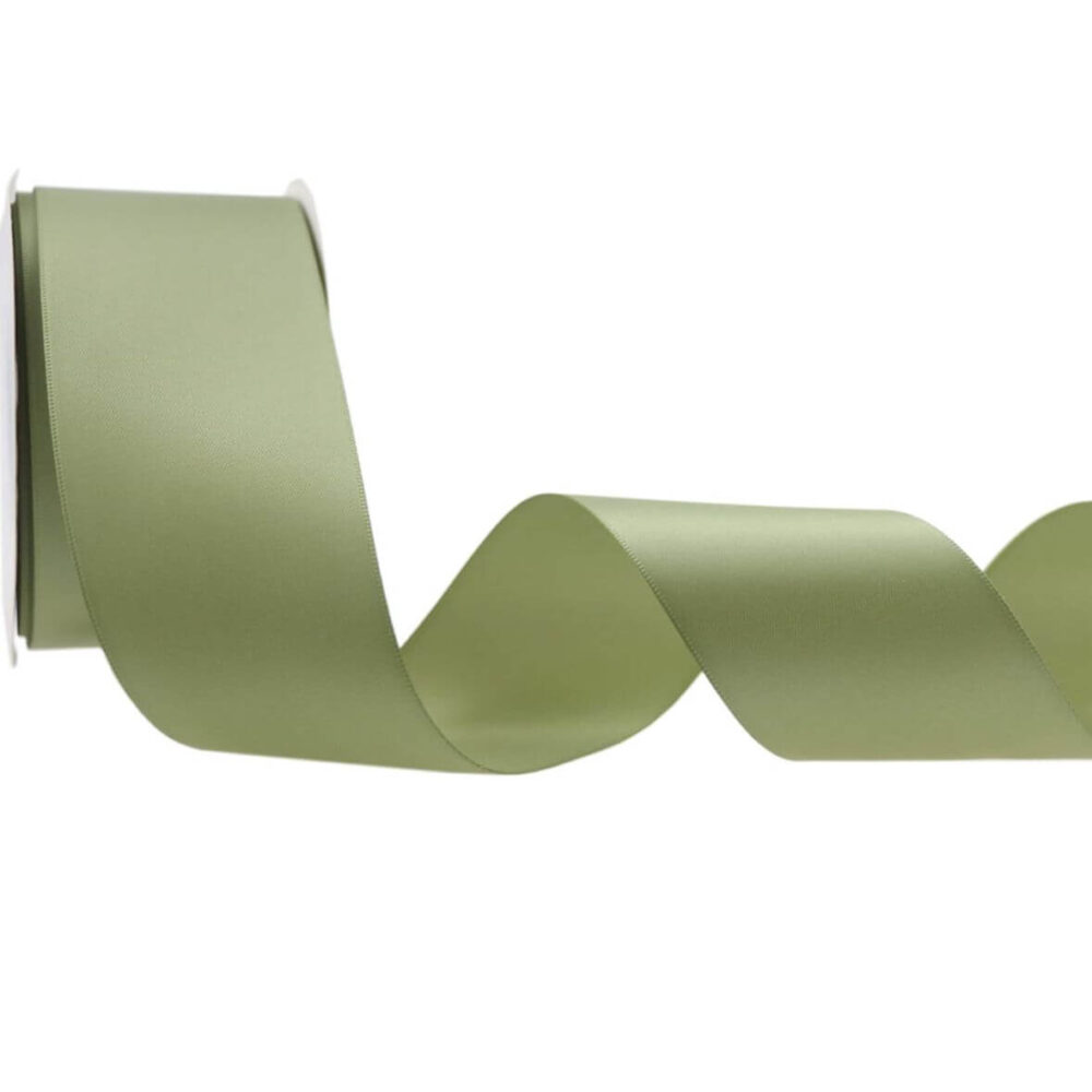 סרט סאטן 25 יארד 4 ס״מ- ירוק וינטג'
