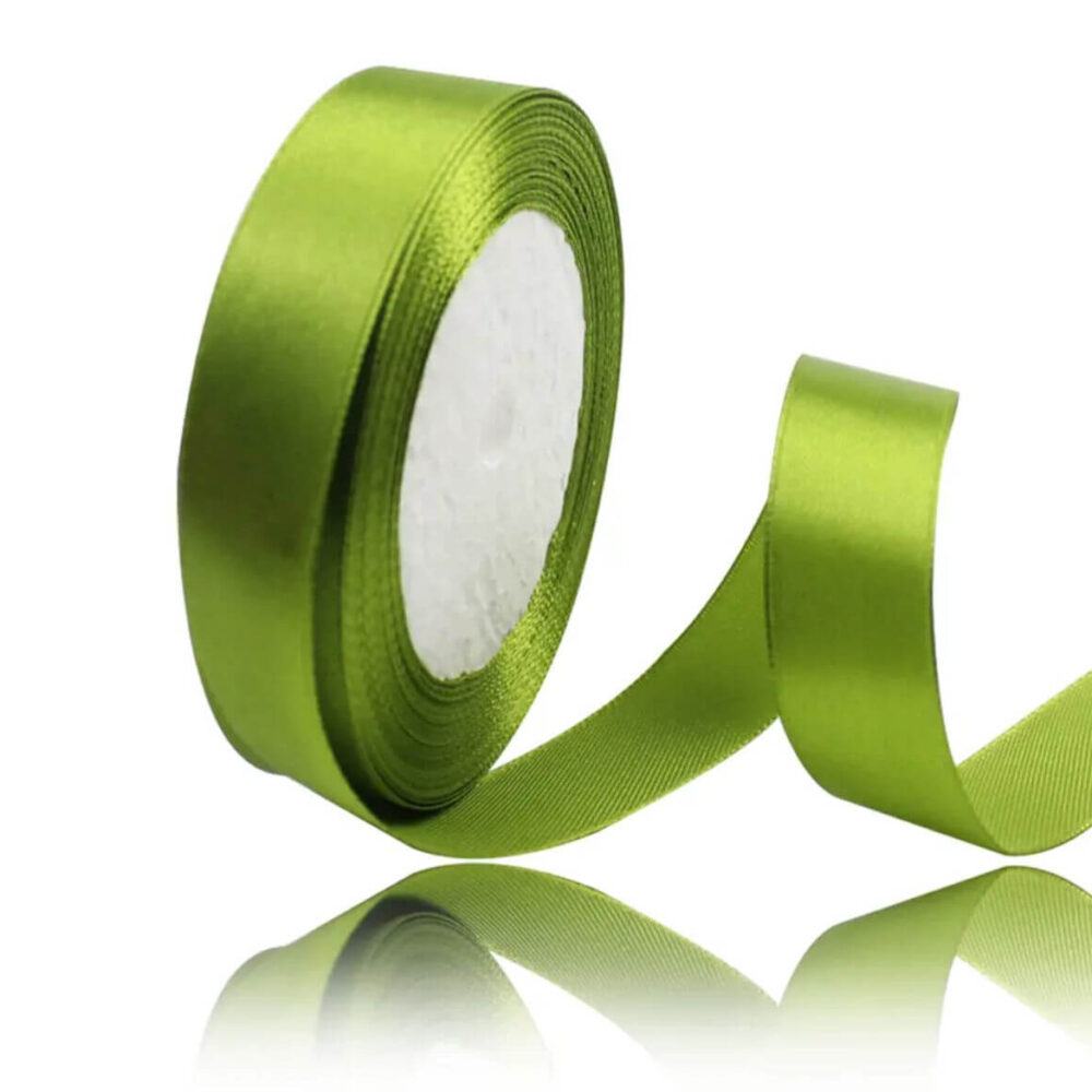סרט סאטן 25 יארד 2 ס״מ- ירוק