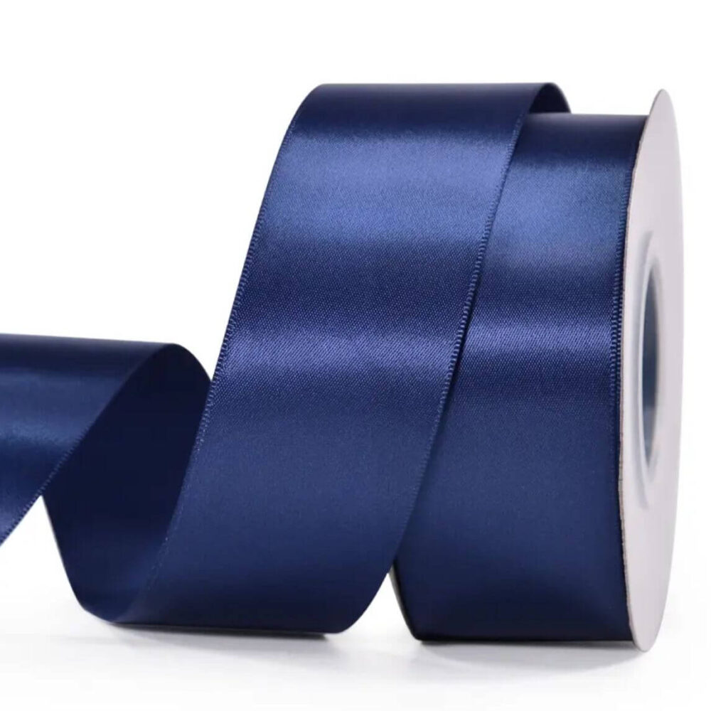 סרט סאטן 25 יארד 4 ס״מ- כחול נייבי