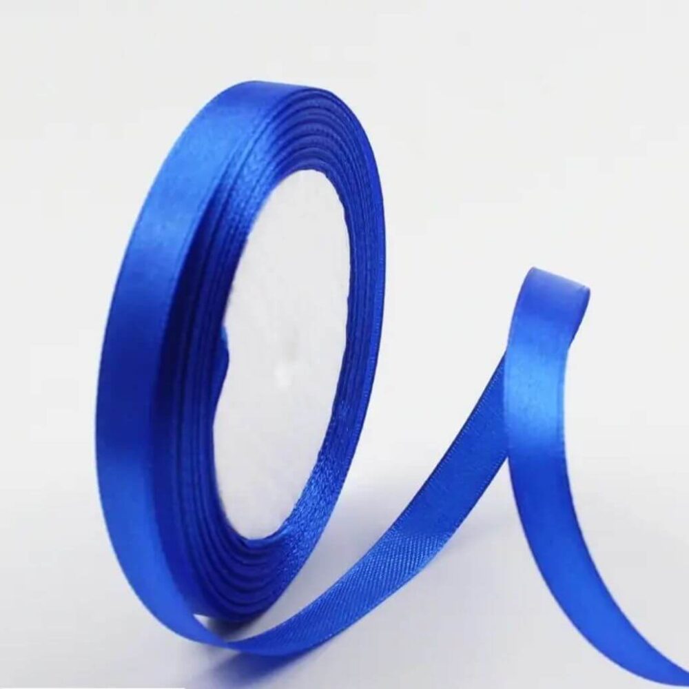 סרט סאטן 25 יארד 1 ס״מ- כחול רויאל
