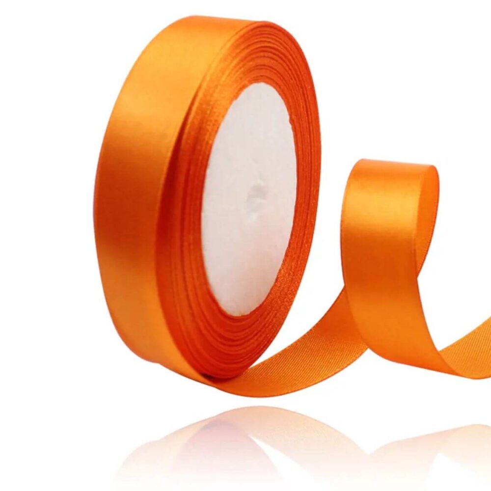 סרט סאטן 25 יארד 2 ס״מ- כתום