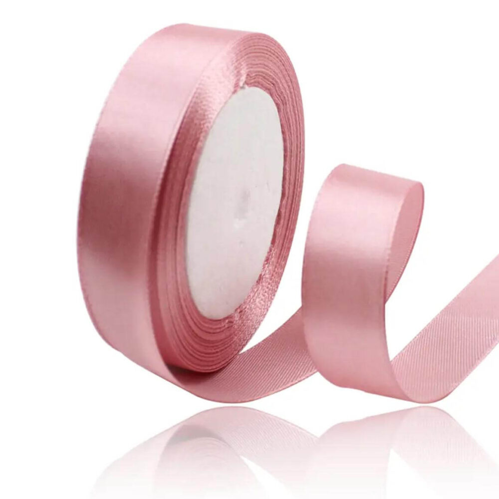 סרט סאטן 25 יארד 2 ס״מ- רוז גולד