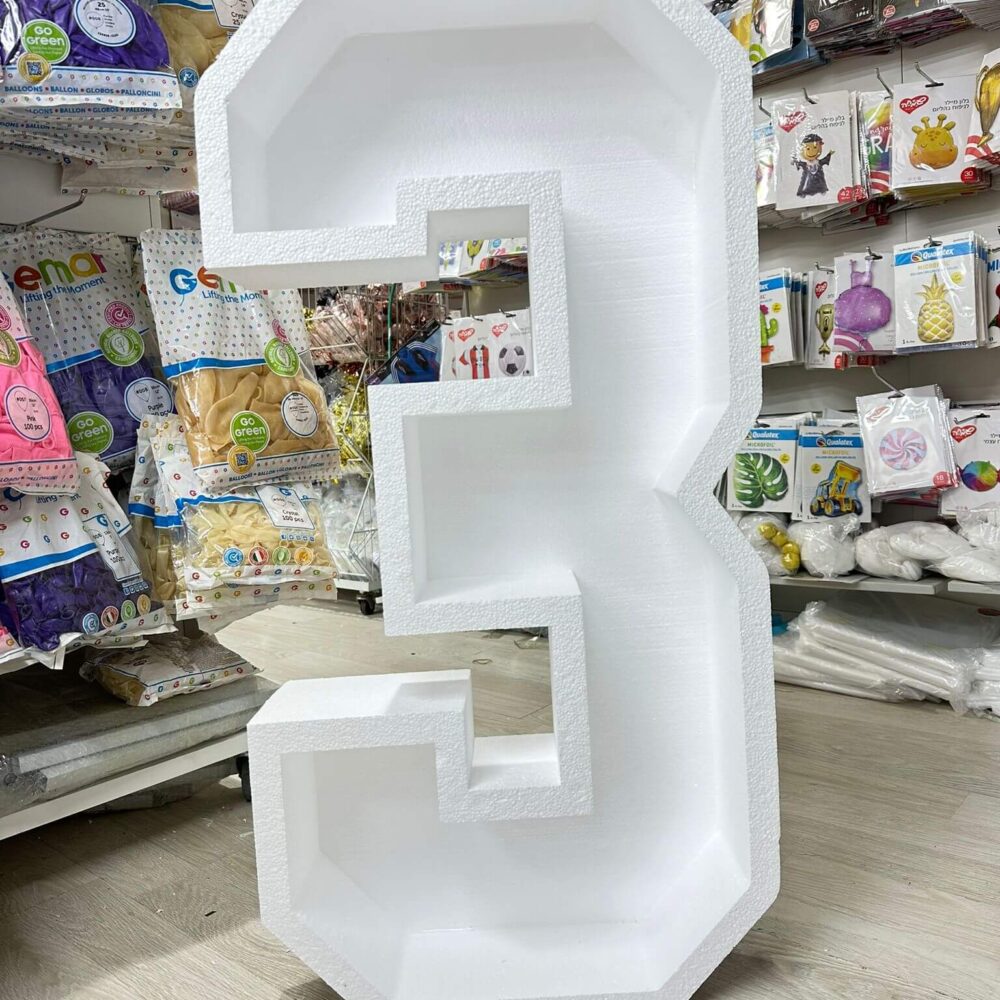 מספר 3 חלול מקלקר דחוס בגובה מטר (איסוף עצמי בלבד)