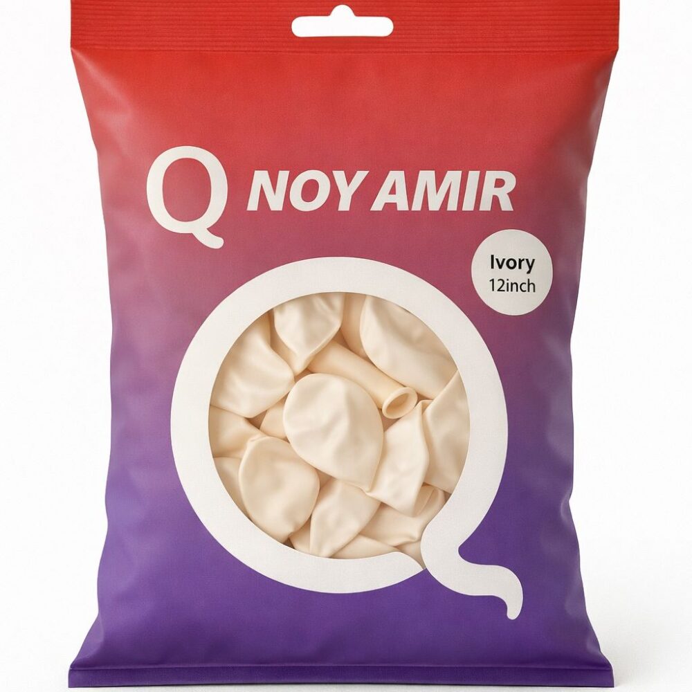 חבילת 100 בלוני גומי שמנת 12 אינץ'