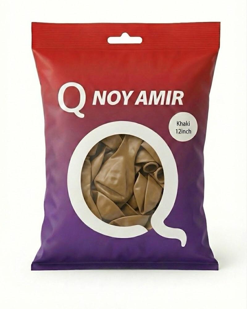 חבילת 100 בלוני גומי חום מוקה 12 אינץ'