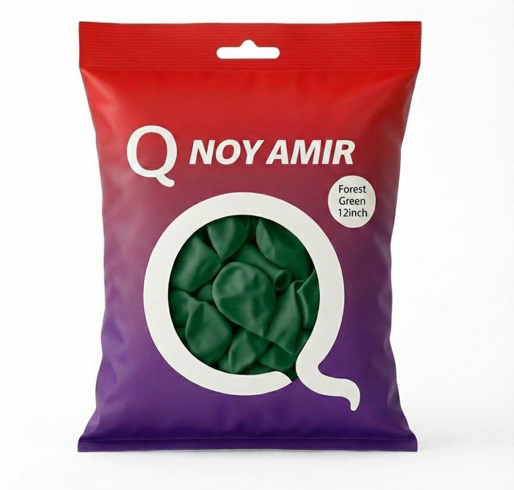 חבילת 100 בלוני גומי ירוק בקבוק 12 אינץ'