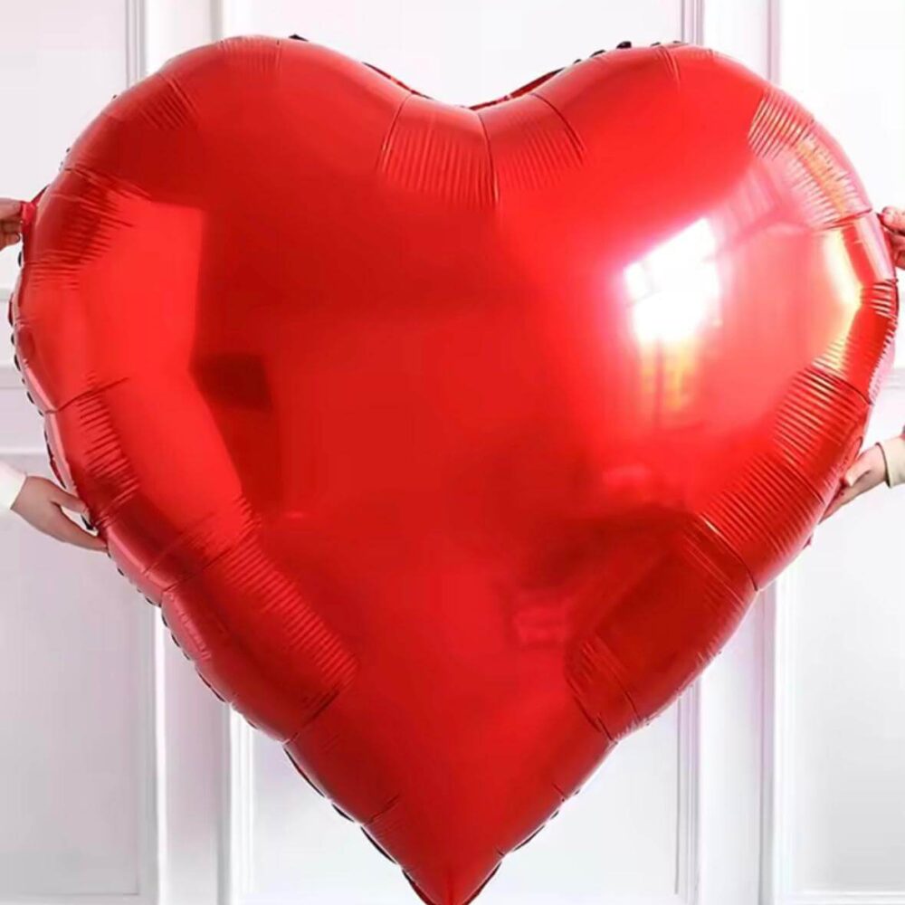 בלון מיילר בצורת לב אדום 32 אינץ'