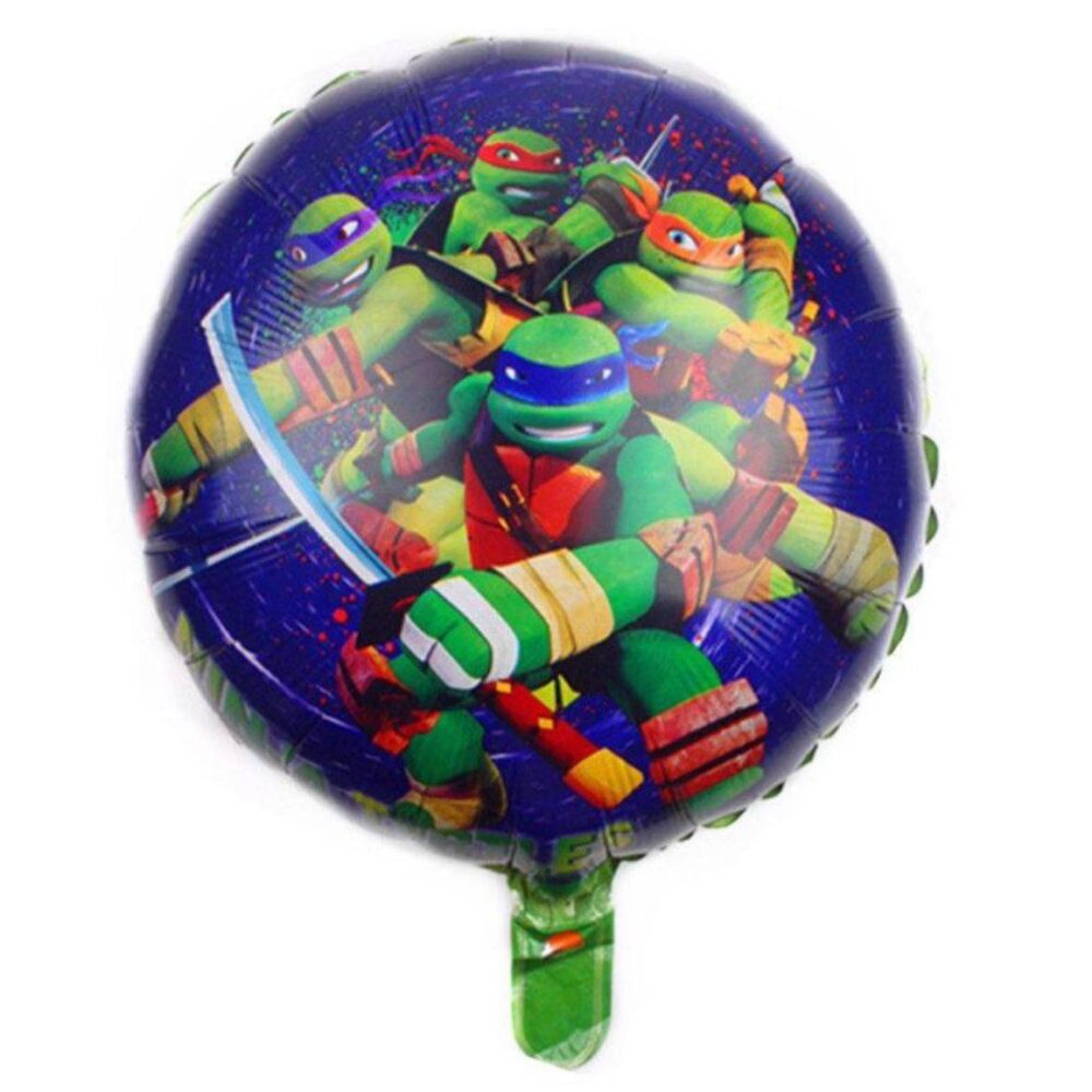 בלון מיילר עגול הדפס צבי הנינג'ה
