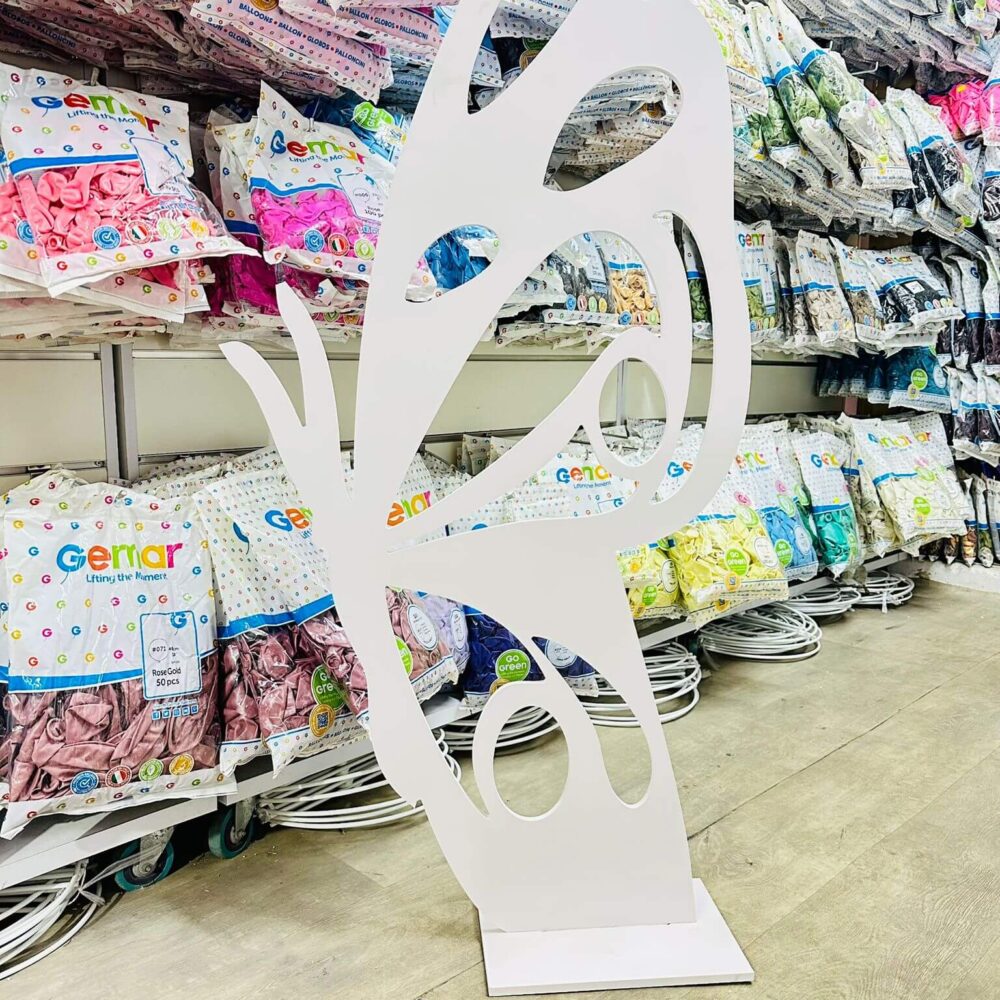 מעמד פרפר פי וי סי 1.20X60 ס"מ