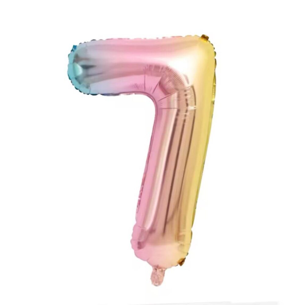 בלון מספר 7 קשת 34 אינץ'