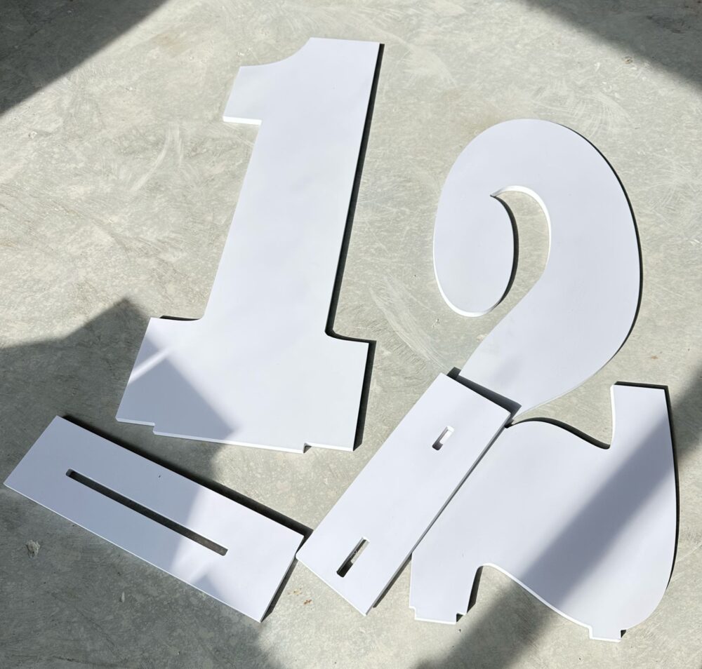 ⁦ערכת 3 ספרות 123 מחומר PVC⁩ – תמונה ⁦5⁩