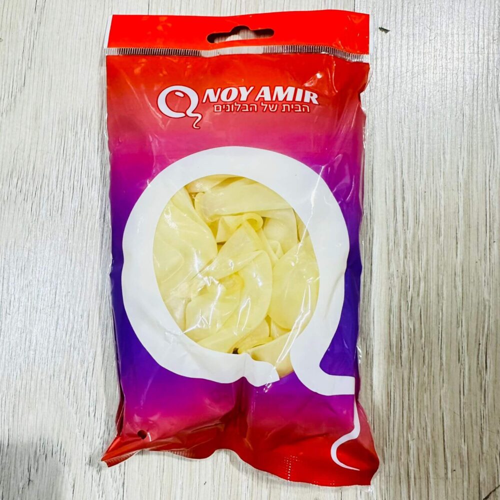 חבילת 50 בלוני גומי שקופים 5 אינץ'