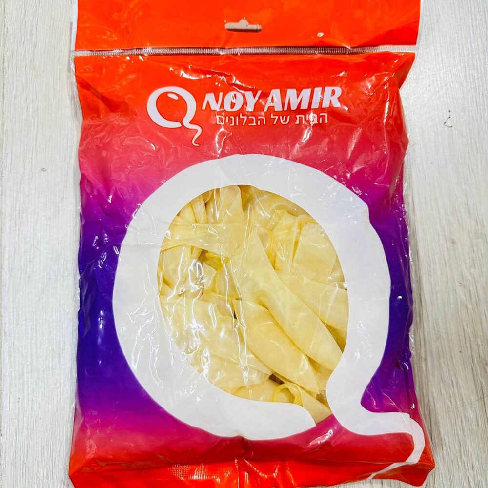 חבילת 100 בלוני גומי שקופים 12 אינץ'