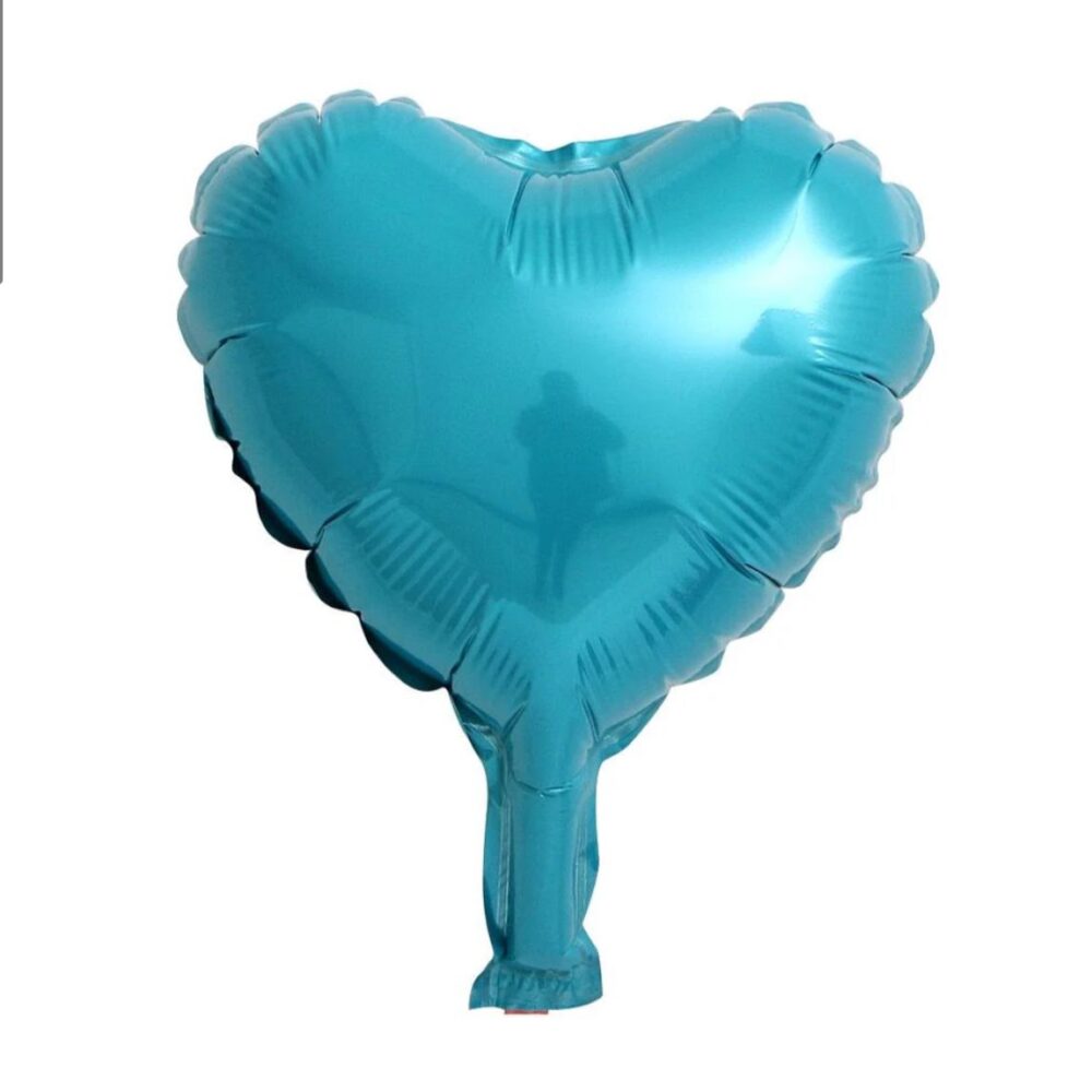 50 יח׳ בלון מיילר לב מיני 10 אינצ׳ טורקיז